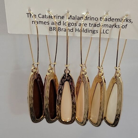 BRAND NEW  CATHERINE MALANDRINO DANGLING DROP WOMEN"S EARRINGS - Picture 11 of 12